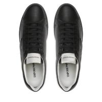 Emporio Armani Zapatillas Zapatos de cuero Hombre Negro X4X598 XN633 K001 - details 3