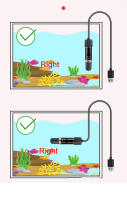 Calentador De Acuario USB Mini Para Pequeño Tanque De Peces 26°C Temperatura Constante Submersible Termostato 10W - details 9