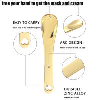 2pcs Spatula De Rostro Masajeador Cuchara De Crema Para Los Ojos Herramienta De Belleza Mini Scoop Aplicador De Maquillaje Instrumento Cosmético Para Cuidado De La Piel - details 4