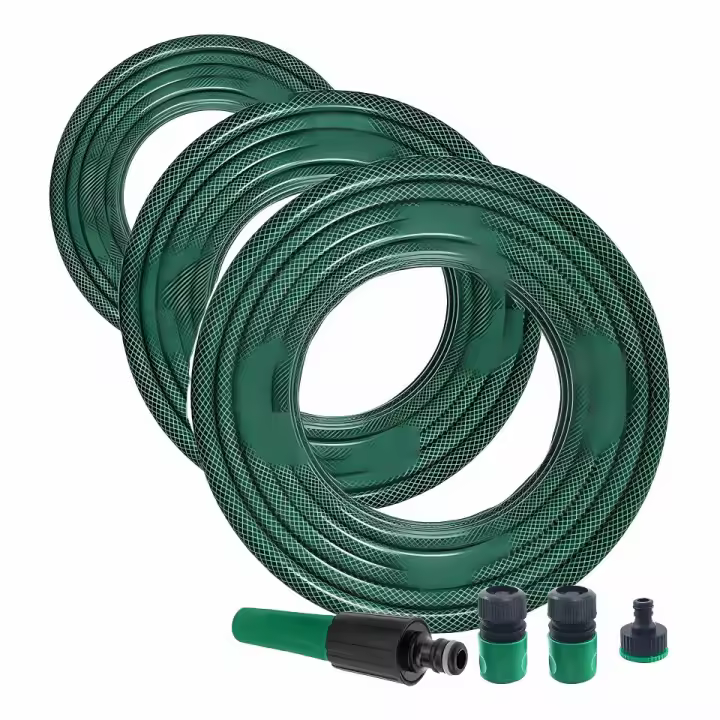 Euroxanty Kit Manguera de Riego con Pulverizador 10M/15M/20M | Regar Plantas | Manguera Reforzada - 1