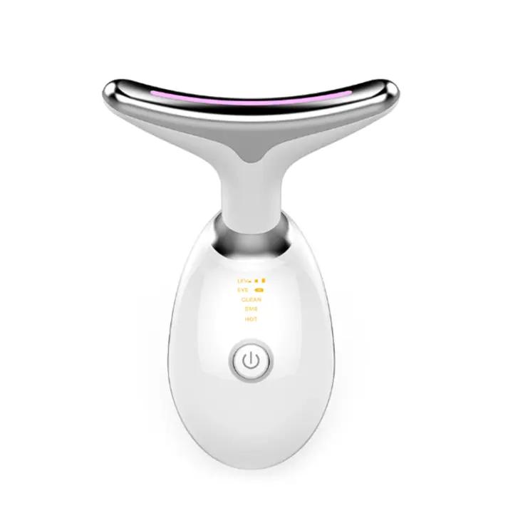 De Luz Roja LED Rejuvenecimiento De La Piel Elevación Y Tensión Máquina Para Rostro Y Cuello Device De Belleza USB CABLE Fuente De Alimentación Plástico Tamaño 16*13*6cm - 1
