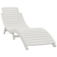 vidaXL Tumbona de madera maciza acacia 184x55x64 cm Sillas de Exterior Ideal para jardín, playa, piscina, terraza Tumbona Piscina Tumbonas Playa Tumbonas Jardín Exterior - details 0