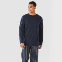 Pijama de Hombre 100% Algodón, Camiseta Manga Larga y Pantalón Largo TRAMAS+ - details 4