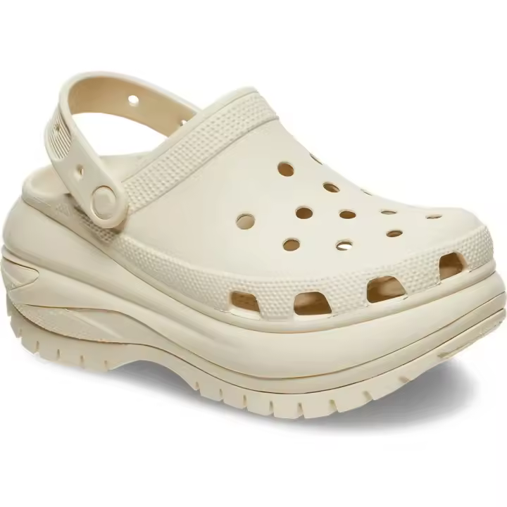 Crocs Zuecos Classic Mega Crush Beige - 1
