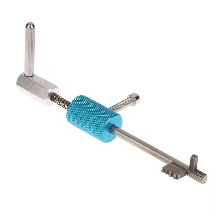 Herramienta de apertura de bloqueo de metal Fácil de usar Lockpicks Herramienta de mano Llave Abierta Civil Lock Picking Herramientas Civil - 1