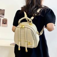 Mochila De Hombro Casual Para Mujer Con Estampado Vintage Y Correa Ajustable Bolso De Comercio Con Cierre De Cremallera - details 8