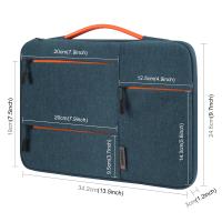 Bolso Para Portátil HAWEEL Funda De 13 Pulgadas Para Macbook Samsung Lenovo DELL ASUS HP Estilo Casual Material De Poliéster - details 10