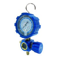 Gauge De Aire Acondicionado Para Refrigerantes R410A R22 R134a R404A Manifold Manómetro Con Espejo Visual 500psi/800psi - details 8
