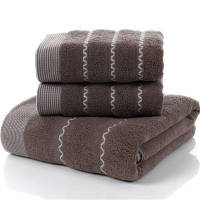 Juego De Toallas De Baño Inyahome 3 Piezas Algodón 100% Suaves Y Gruesas Toalla De Baño Grande 2 Toallas De Mano Lujo Para Baño Y Ducha - details 7
