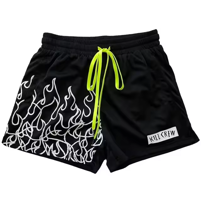 Shorts De Verano Para Hombres 2024 Tres Puntos Alrededor De La Rodilla Deportivos Transpirables Y De Secado Rápido Para Running - 1