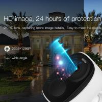 Cámara de seguridad 2K inalámbrica para exteriores, cámara WiFi de 2.4G/5G alimentada por batería para seguridad del hogar, cámara de vigilancia impermeable con detección de movimiento PIR, visión - details 2