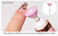 Mini Taladro De Uñas Eléctrico De Acrílico Portátil Máquina De Uñas Con Bits Profesionales Para Eliminar Uñas Y Pedicura Manicura - details 7