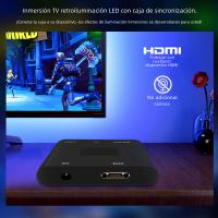 Ambient TV PC Backlight LED Strip Lights Para Dispositivos HDMI USB RGB Fita De Pantalla Color Sync Kit De Luz LED Para Alexa/Google /TV Box - details 0