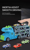 Contenedor De Almacenamiento En Forma De Dinosaurio Coche De Ingeniería De Aleación Camión De Ejection Juguete Para Niños Navidad Agradecimiento - details 2