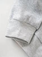 Sudadera De Manga Larga De Algodón Suave Para Mujer Con Estampado De Hombre De Jengibre Amarillo Tierno Casual Para Otoño E Invierno - details 4