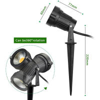 Lámpara De Jardín LED Exterior 5W Blanca Cálida 3000K Con Conector Para Iluminación De Camino Jardín Y Jardín 12V 24V - details 3