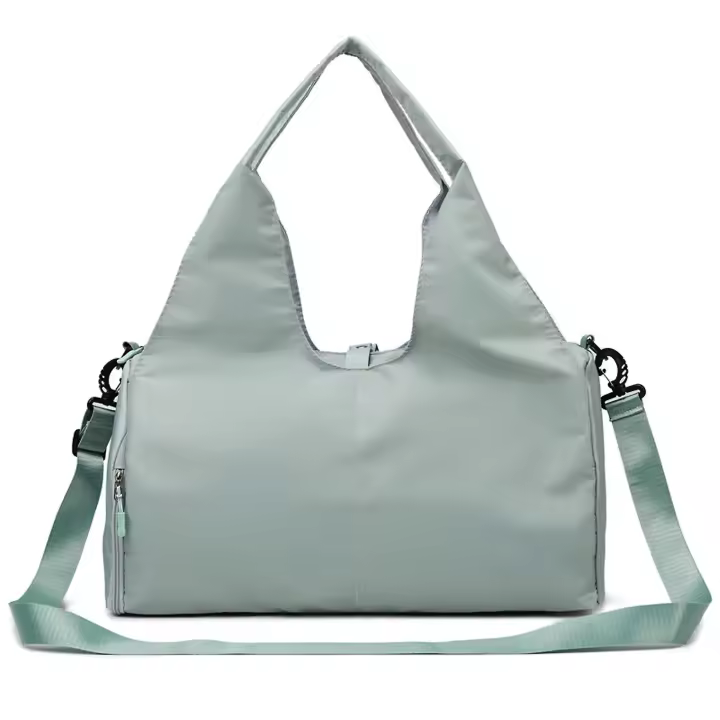 Bolsa de viaje, Bolsa de entrenamiento, Bolsa Deportiva con soporte para Esterilla de yoga, Bolsa de Lona con compartimiento de Zapatos, Bolsa de fin de semanacon bolsos para almacenamiento en seco y Húmedo (multicolor) - 1