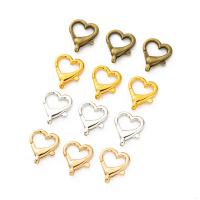 10pcs Abrazaderas De Corazón Para Llavero DIY Hebilla De Langosta De 22x26mm Accesorios De Joyería Y Manualidades Material De Aleación De Zinc Tamaños Diferentes - details 0