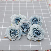 5pc Flores Artificiales De Seda Rosa Para Decoración De Hogar Fiesta De Navidad Boda Cumpleaños DIY De Flores Falsas Calidad Alta - details 13