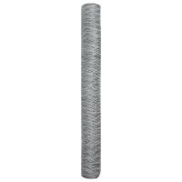 vidaXL Valla Hexagonal Acero galvanizado Acero 10000 x 0.06 x 140 cm - details 4