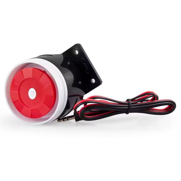 Sirena Mini Con Cable KERUI Para Sistema De Alarma Y Seguridad Sin Frenos 120 dB Sonido Fuerte Para El Hogar - 1