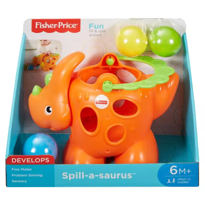 Fisher - Price Dino lanzabolitas  Mattel DRF93 - 1