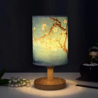 Lámpara De Mesa LED Cuadrada Decorativa De Flor De Cerezo Luz Nocturna Dimmerable Estilo Chino Sencilla Para Dormitorio Lámpara De Borde - details 12