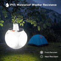 Lámpara De Camping LED Recargable Con Gancho Para Colgar Y Bombilla Plegable Luz Portátil Para Tienda De Camping Y Exteriores - details 8
