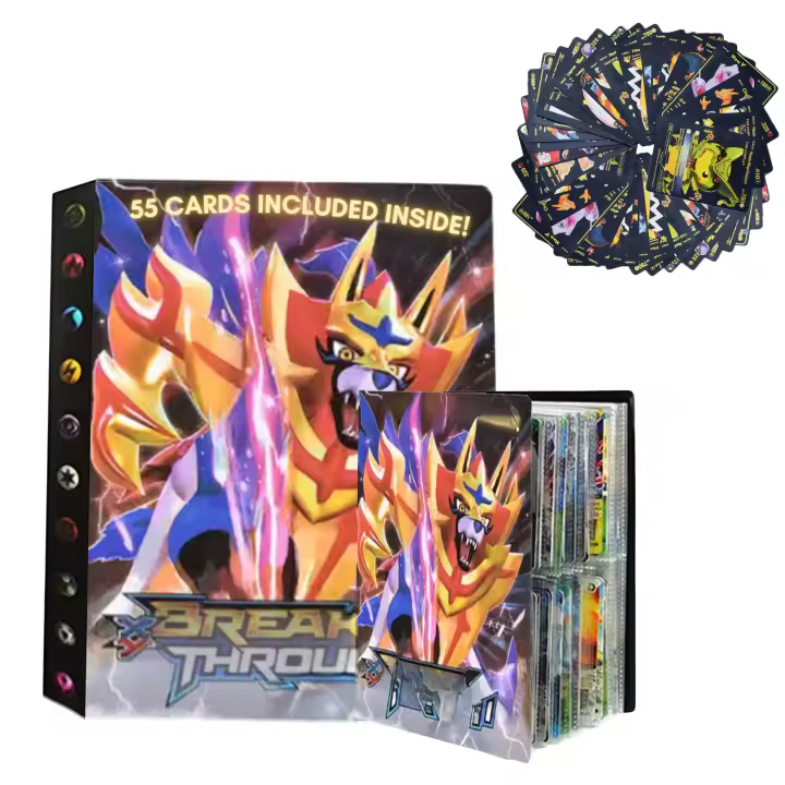 Vicyol S&D nÁlbum Pok para 432 Cartas con Estuche de Cromos Coleccionables con 100 Cartas Incluidas - 1