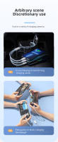 Cable De Carga Rápida 3 En 1 1.2M/2M/3M 6A 66W USB Tipo C Para Xiaomi Huawei Compatible Con USB a Lightning Y Micro USB - details 11