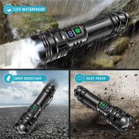 Linterna LED Potente Recargable Ultra Brillante Portátil Torcha Exterior Emergencia Camping Lámpara Luz Fuerte Impermeable Aluminio - details 4