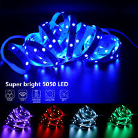 Tira De Luces LED RGB 5050 Bluetooth WIFI USB 1m-10m Sincronización De Música 5V Fácilmente Doblable Alexas Luces Inteligentes Para Decoración De Habitaciones Y Fiestas - details 10