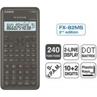 Casio Calculadora Científica modelo FX-82 MSII, pantalla LCD de doble línea, 240 funciones, batería (AAA) -  Color grafito - details 0