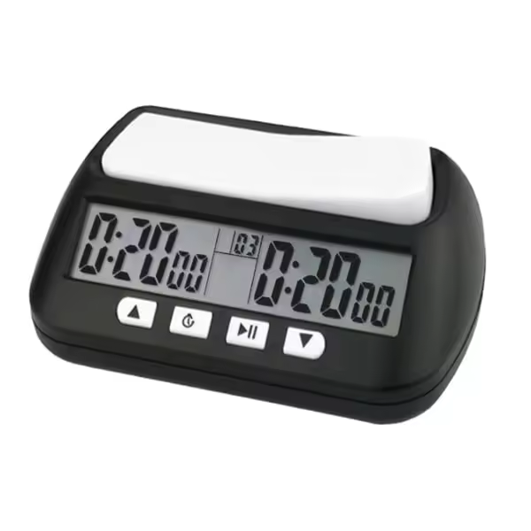 Reloj de ajedrez digital básico de ajedrez y temporizador de juego, reloj digital reloj temporizador - 1