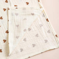 Manta De Bebé Muslin Swaddle De Algodón 2 Capas Para Recién Nacidos Toalla De Baño De Verano Ropa De Cama Para Bebés Unisex Estilo Infantil - details 6