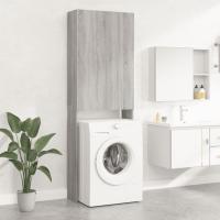 Armario de Lavadora 64x25,5x190cm Aseo Estantería Muebles Colada Color Roble Sonoma,  Blanco,  Roble ahumado y mas - details 4
