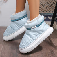 Botas De Piel De Sisal Gruesa Y Antideslizantes Para Mujer Invierno 2024 Nuevas Impermeables Con Suela Gruesa Y Lining De Peluche Botines De Tobillo Cálidos Y Lindos En Colores Variados Talla 36-41 - details 2