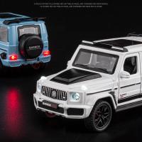 Modelo De Coche De Aleación De Metal Mercedes Benz BRABUS G800 1:36 Con Sonido Y Luz Juguete De Colección Para Niños Regalo - details 4