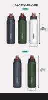 FEIJIAN Termo Deportivo De Doble Capa 600ml Acero Inoxidable 18/10 Chorro Directo a Prueba De Fugas Tumbler Aislado Personalizable - details 14