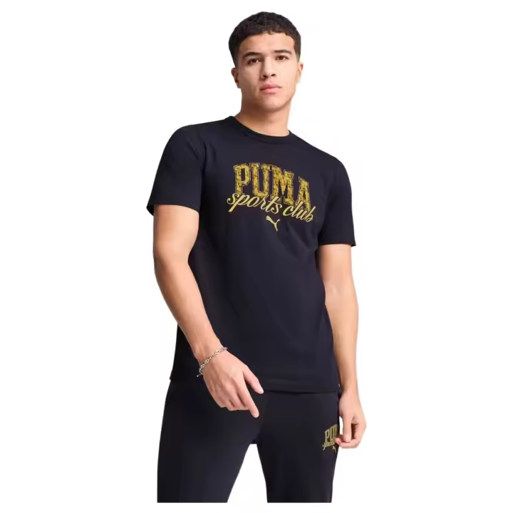 Camiseta de Manga Corta Puma Class Graphic para hombre en color negro - 1