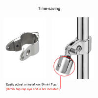 Juego De 1 Pieza De Abrazadera De Tubo 30MM Con Pino Largo Para Barco Bimini Top Jaw Slide Acero Inoxidable 316 Calidad Marítima Herramienta De Fijación - details 5