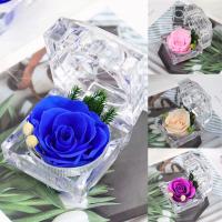 Rosa Inmortal De Cristal Decoración De Flores Reales Para Bodas San Valentín Cumpleaños Aniversarios Regalos Creativos - details 0