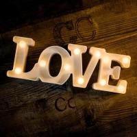 Luz De Noche LED En Forma De Corazón Y Amor 1PC Decoración Romántica Batería Incluida Para Bodas Propuestas Cumpleaños Fiestas Accesorios Fotografía - details 5