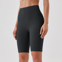 Shorts De Yoga Para Mujer Cintura Alta Transpirables Suaves Y Tensos Leggings De Gimnasio Cortos De Ciclismo Deportivos - details 36