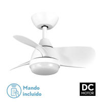 Ventilador de Techo con Luz Fabrilamp PIRDO DC 24w BLANCO - details 0