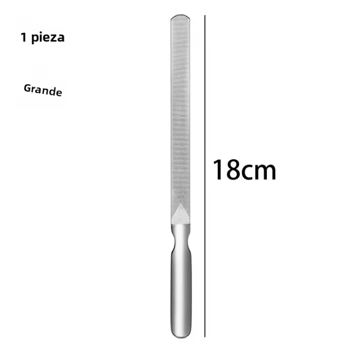 Archillo De Uñas Profesional 1/2Pcs Bloque De Pulido De Acero Inoxidable Para Manicura Y Peluquería Herramientas De Belleza - 1