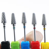 Cutter De Cerámica Para Manicura Brocas De Uñas Eléctricas Accesorios De Fregado Rosa Azul Herramientas De Corte Para Uñas - details 1