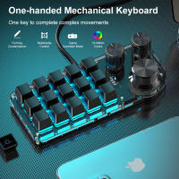 Teclado Mecánico RGB Personalizable Con 15 Teclas Y 3 Botones Para Hotswap Macro Para Photoshop Y Gaming Teclado Numérico Multifuncional Inalámbrico Romoral - details 1