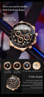 Reloj De Lujo Para Hombre OLEVS Cronógrafo Resistente Al Agua Con Manos Luminosas Reloj Deportivo De Marca Top Cuarzo Fashion Casual - details 12
