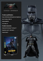 Figura De Acción DC Batman 19cm Modelaje Limitado De Personaje Del Película Ornamento Coleccionable Regalo De Cumpleaños Para Niños - details 2
